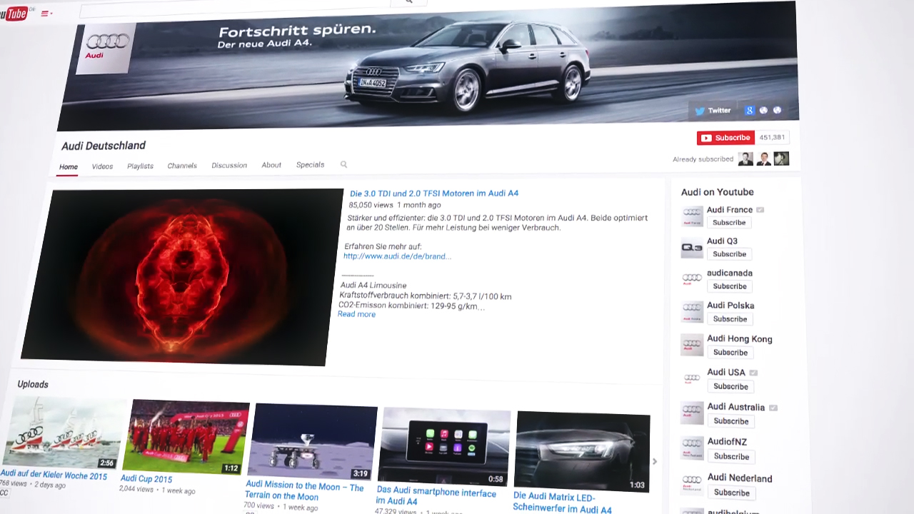 Style Frames Audi Connected